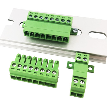 brass cage fixed on panel terminal block connector