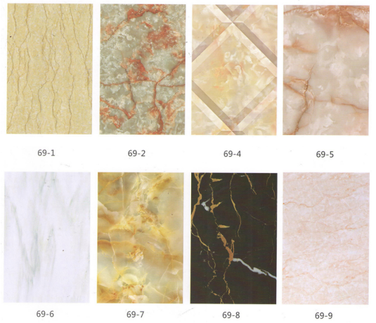 PVC Marbling Design Wall Panels