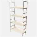 Industrial Warehouse Stacking Units Slotted4 Tier Storage Angle Steel Rack Shelves