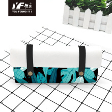 Custom tropical flavour style PU leather pencil case & bag handbags multifunctional bag