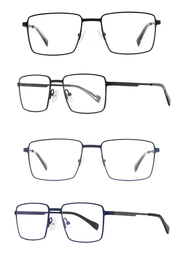 Marco de gafas ópticas de metal para hombre mens metal optical glasses frame