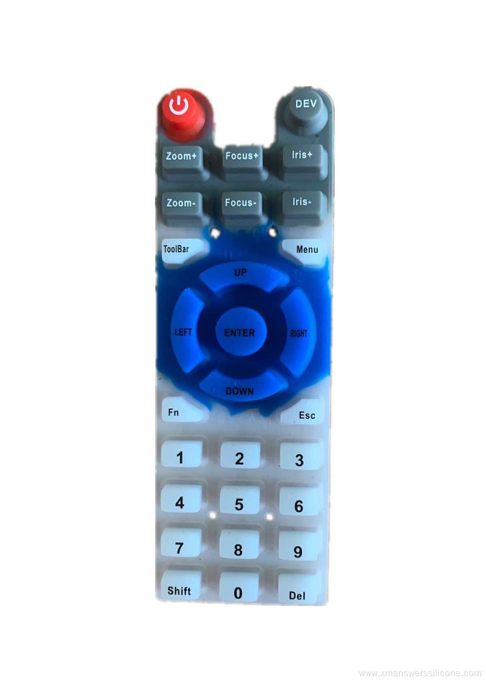 Custom Conductive Silicone Rubber Remote Control Button