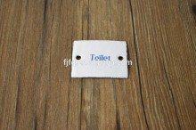 Steel Enamel Mini Toilet Sign Toilet Marker Toilet Indication
