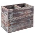 Wood Kitchen Cooking Utensil Holder Organizer Box