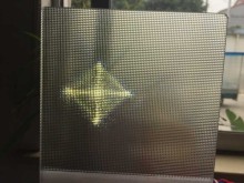 Clear prismatic polycarbonate panel for led lighting