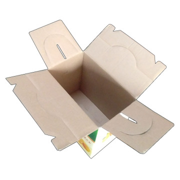Orange portable packaging color box