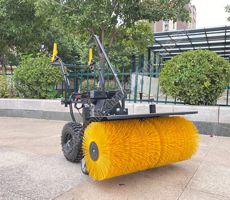 Surface cleaning turf sweeping rubber granules brushing artificial grass combing machine
