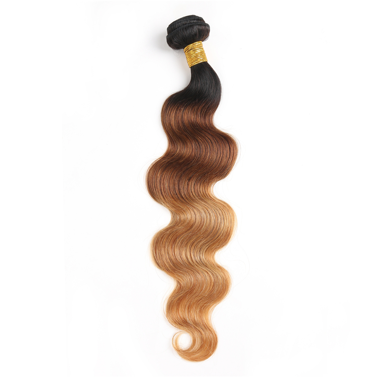 wholesale colored ombre straight weave brazilian human hair,brazilian hair weft ombre 613 blonde human hair bundles