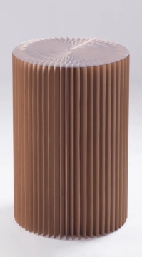 Eco-Friendly Foldable Round Paper Table Design