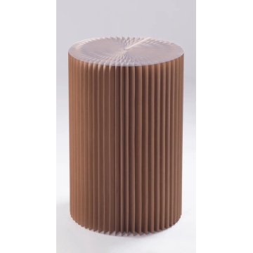 Eco-Friendly Foldable Round Paper Table Design