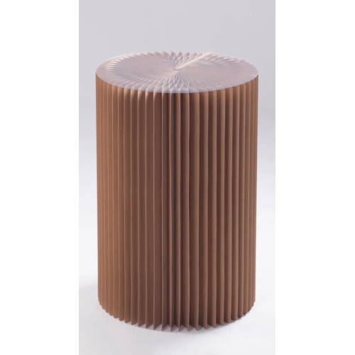 Eco-Friendly Foldable Round Paper Table Design