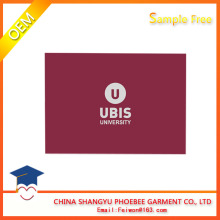 Dark red custom diploma cover
