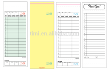 FSC guest check CT-G4797-3SP docket book,cash receipt book,restaurant small docket book,docket book,phone message book