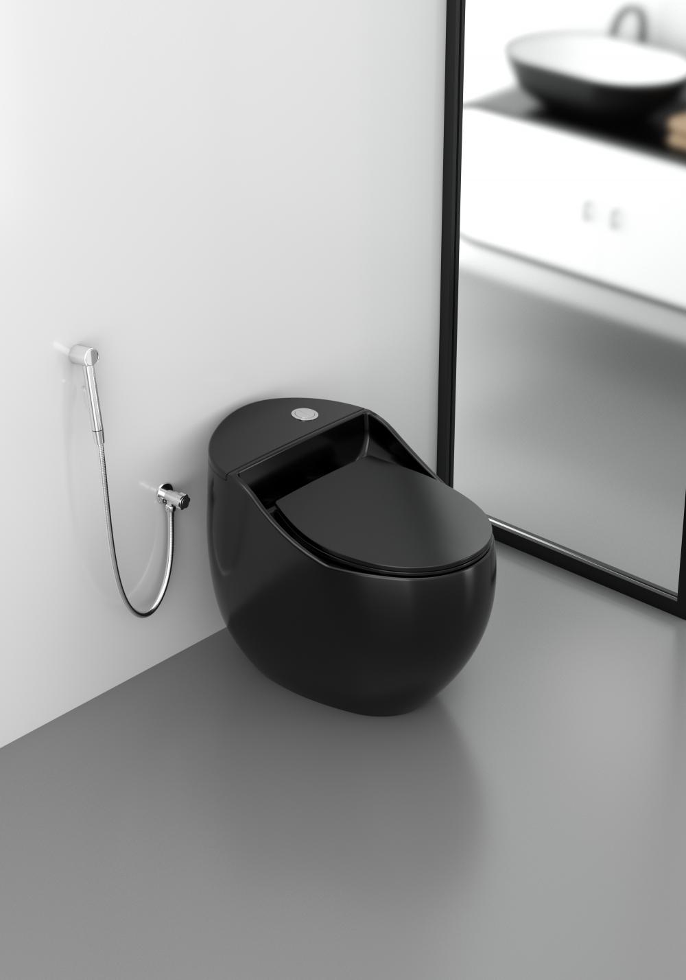 Black Cow Toilet220