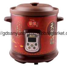 Natural Purple Clay Slow Cooker