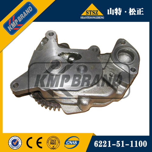 PC300-5 Excavator S6D108 Pompe à huile 6221-51-1100