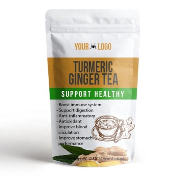 Private Label Lemon Ginger Tea Bags - Flavored Herbal Tea