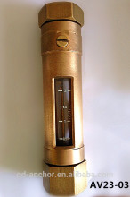 Ground source heat pump flow meter