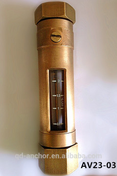 Ground source heat pump flow meter