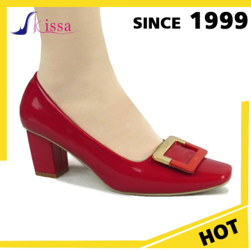 Alibaba Middle Heel Real Pu Shoes Women Heel Lady Party Shoes Online