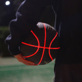 Glowing luminous light up basketball ball