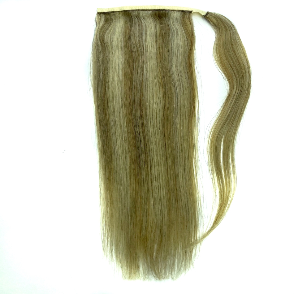 Wholesale Long Wavy Ponytail Human Hair Straight and kinky curly Drawstring Ponytails Clip in Hair Ponytail for Black women