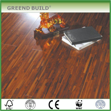 Teak wooden floor panels