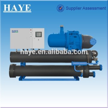 water (ground) source screw heat pump for low temperature area application