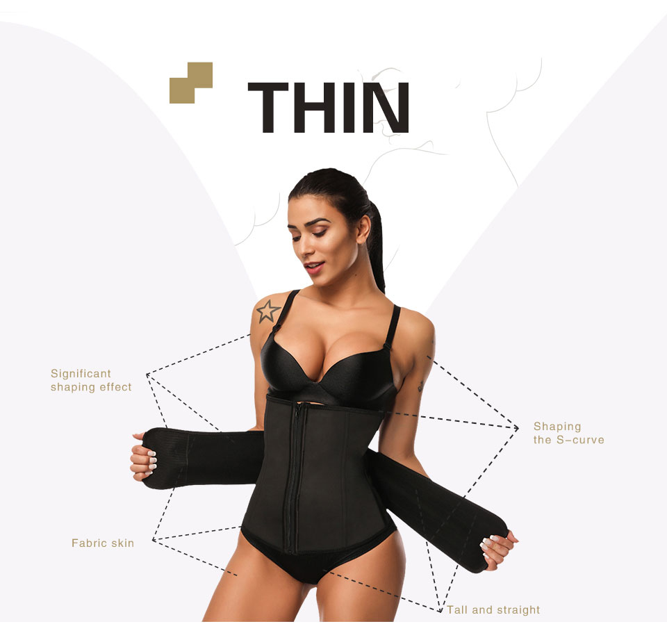 High Quality Bodyshaper Tummy Shapewear Latex Belt Waist Trainer