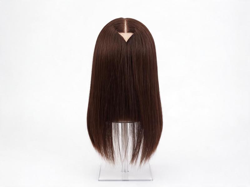 Dark Brown V-Part Wig Human Hair