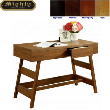Wooden Walnut Modern Writing Oak Desk With Drawer