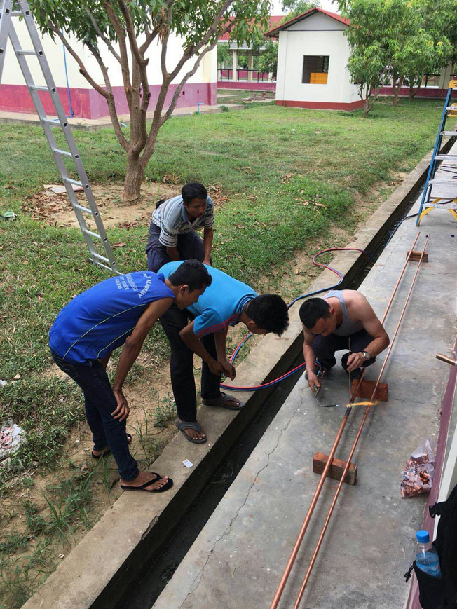 Sistem generator gas medis Removbale untuk rumah sakit