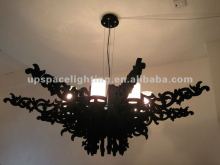 (XCP6572) modern white fiber glass aluminum Erich Ginder Mansion Chandelier