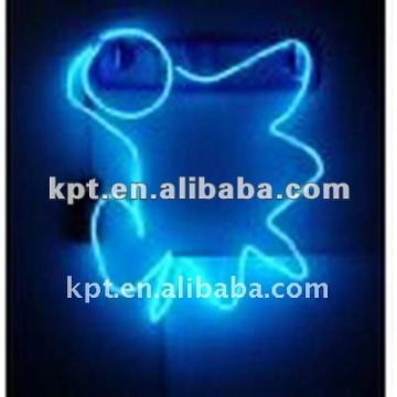 Electroluminescent EL wire, Sign, board el rope light