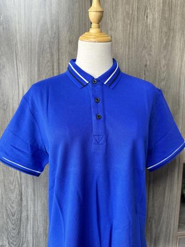 Summer cotton men's polo shirt