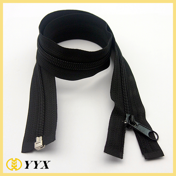 nylon zipper #5 black coil
