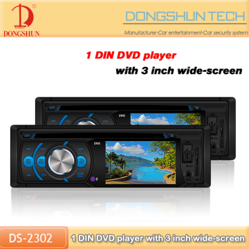 3'' car DVD player single din 1din auto dvd player for car