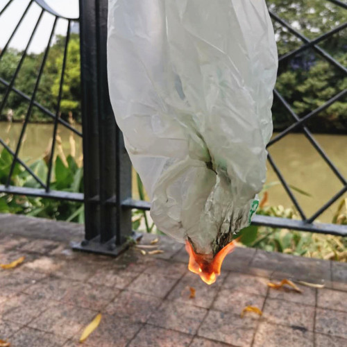 Kompost Bahçe Çim Yaprak Koleksiyonu Plastik Torbalar