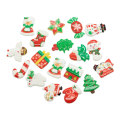 Nieuwe Ontwerp Gemengde Xmas Hars Cabochon Kerstmissneeuwman Snoep Herten DIY Craft Home Nieuwjaar Ornament Accessoires