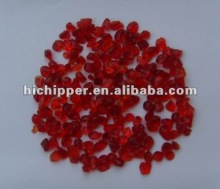 crushed red glass