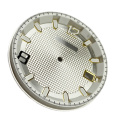 Custom Waffle Guilloche watch dial with Rehaut