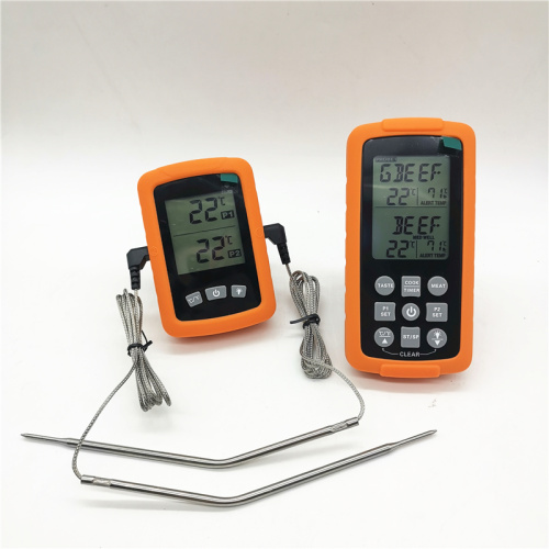 Termometro per carne wireless impermeabile per grigliare il fumo