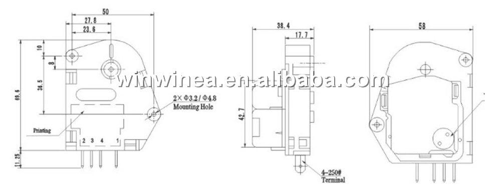 120v TMDC refrigerator defrost timer
