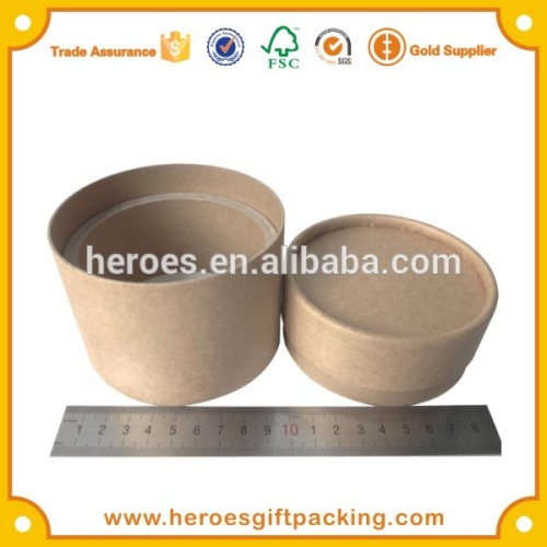 Trade Assurance Cylinder Paper Tube Strong Rigid Kraft Paper Round Box