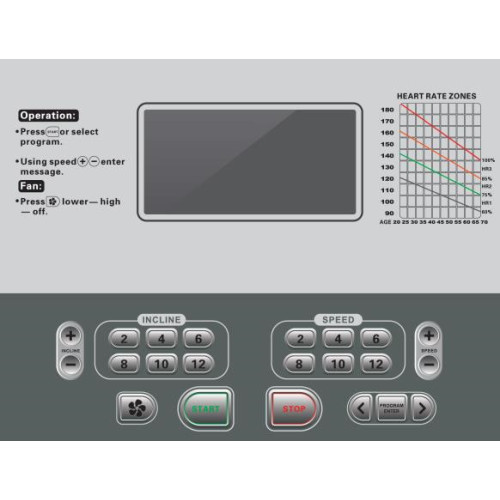 Commercial Treadmill 15A 220-240V 7"LCD CE Certification