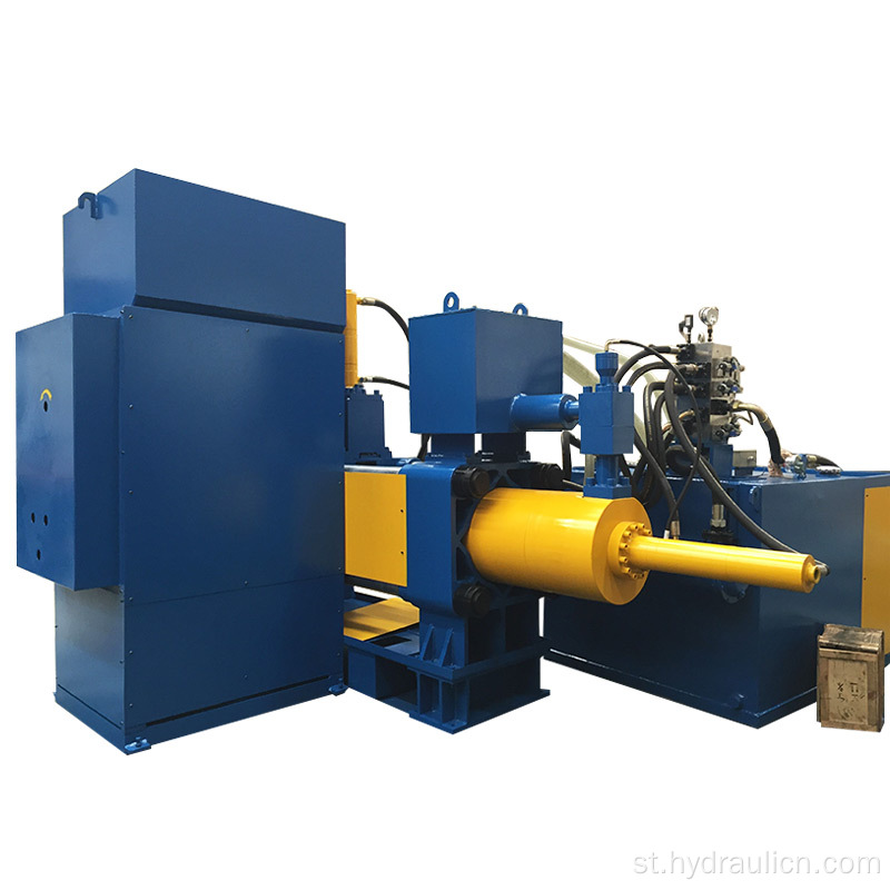 Horizontal Steel Shavings Turnings Briquette Etsa Machine