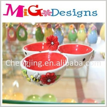 flowers shape Fruit bowl new style ceramic Fruit bowl