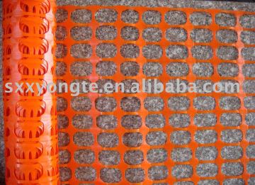 orang plastic snow fence