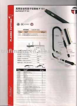 Machince Plasma Cutting torches P151 Trafimet