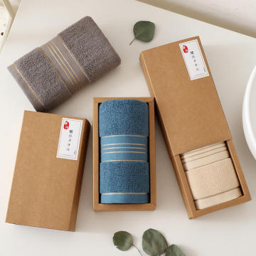 terry cotton hand towels with luxury gift box